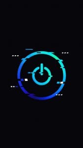 Power Button iPhone Wallpaper