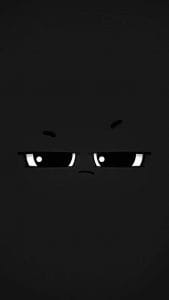 Rude Face Minimal iPhone Wallpaper