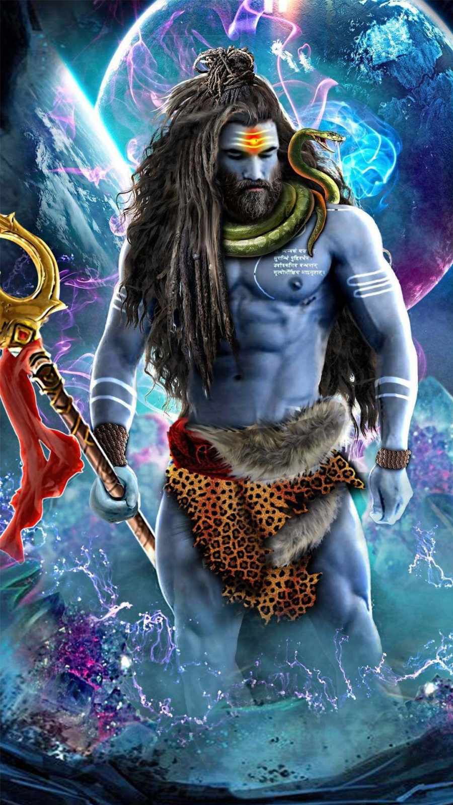 Shiva God iPhone 13 Wallpaper