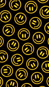 Smile Faces iPhone 13 Wallpaper