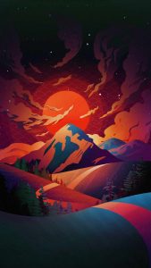 Sunrise World iPhone 13 Wallpaper