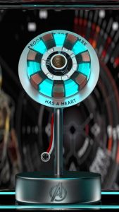 Tony Stark Has a Heart iPhone Wallpaper