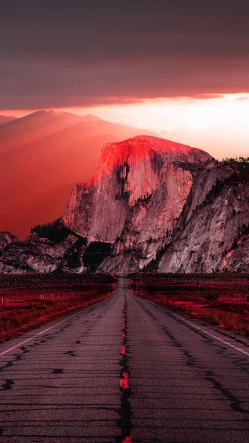 Yosemite Road iPhone Wallpaper