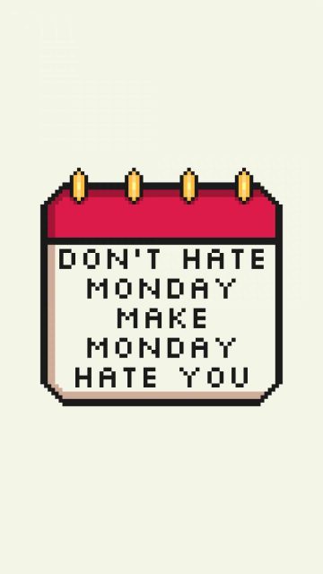 dont hate monday iPhone 13 Wallpaper