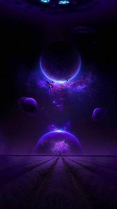 Alien Planet UFO iPhone Wallpaper HD