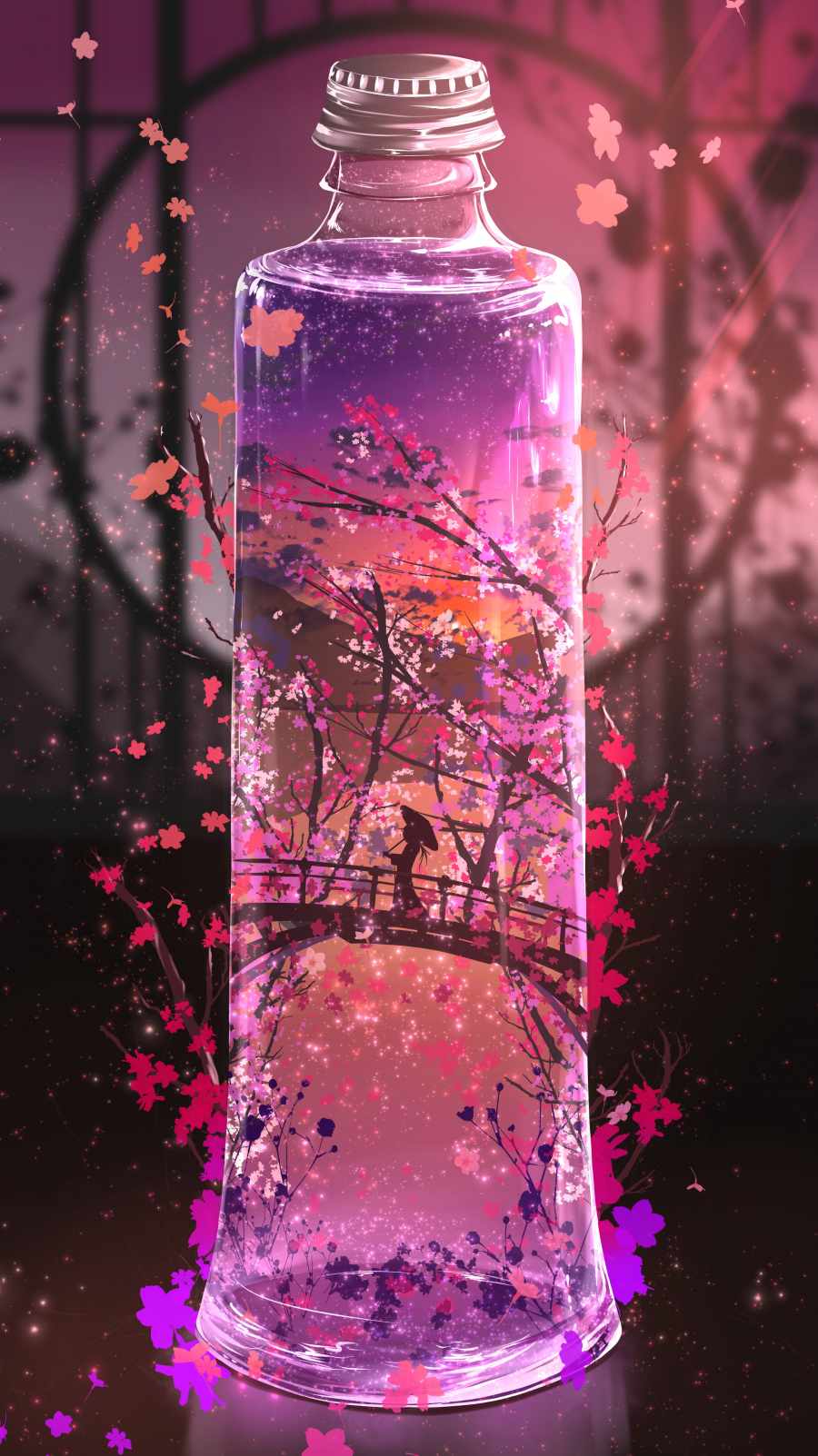 Cherry Blossom World iPhone Wallpaper HD