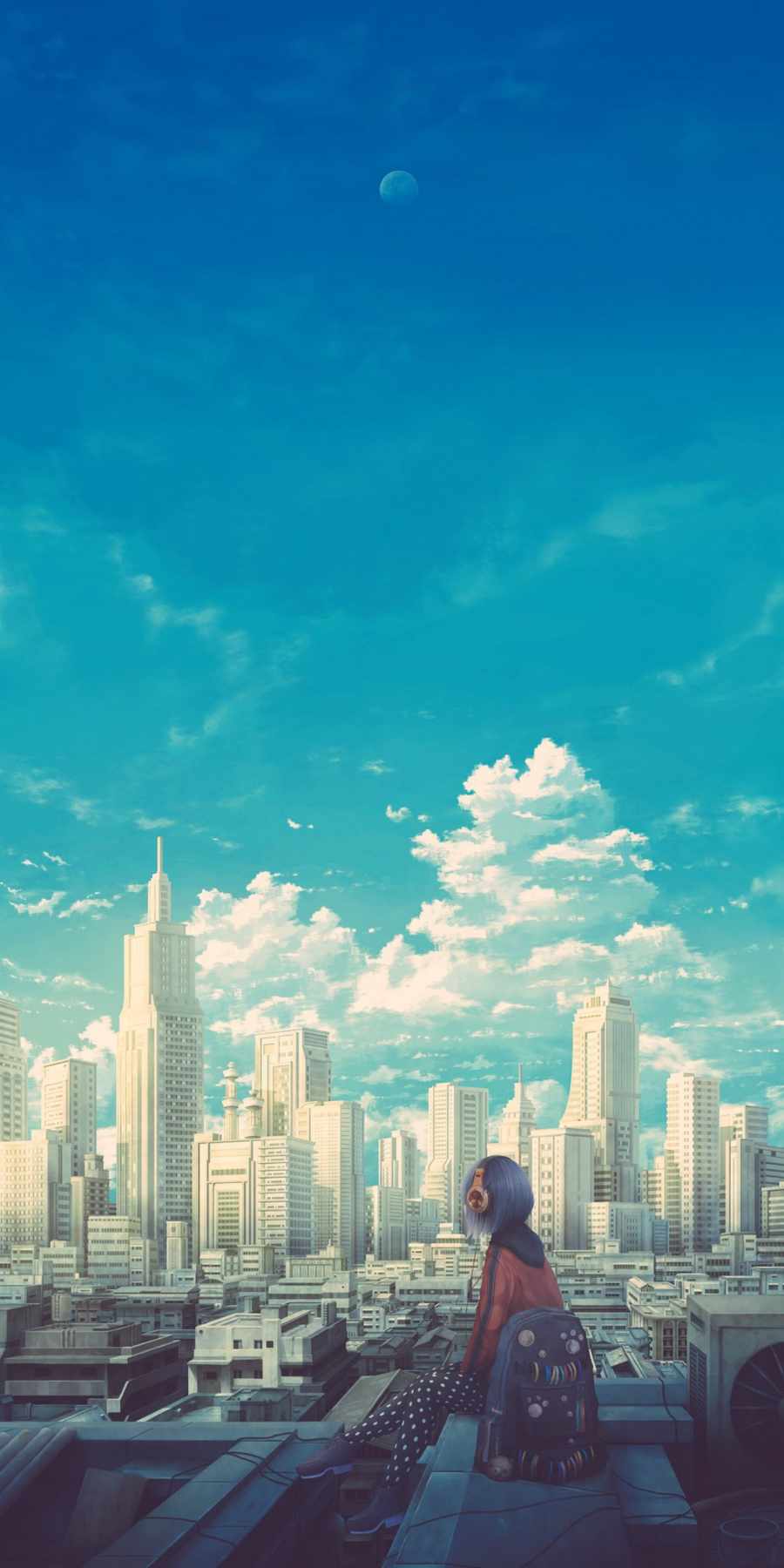 Cloudy Sky Anime 4K IPhone Wallpaper - IPhone Wallpapers : iPhone Wallpapers