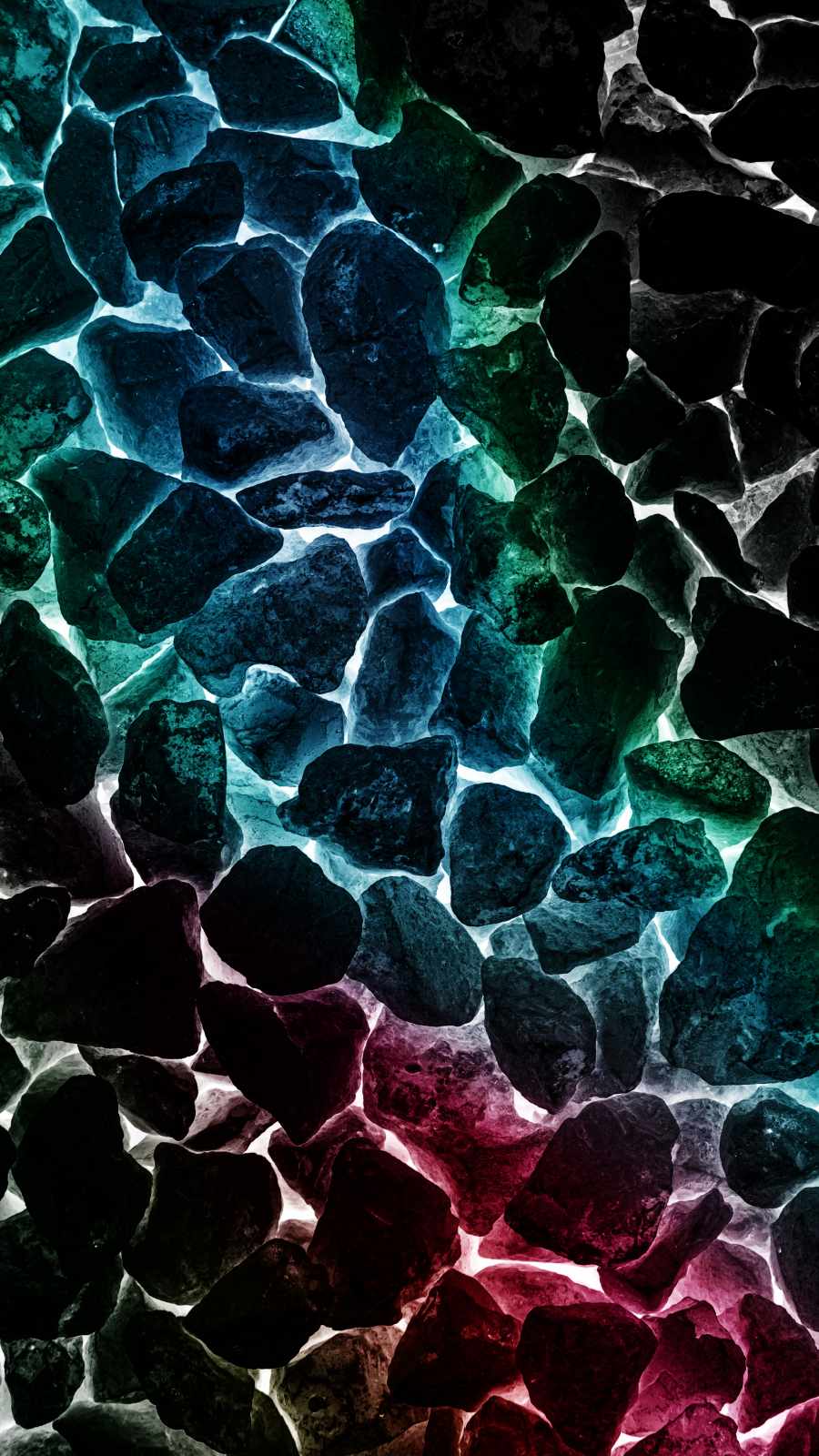 Colorful Stone Light 4K iPhone Wallpaper