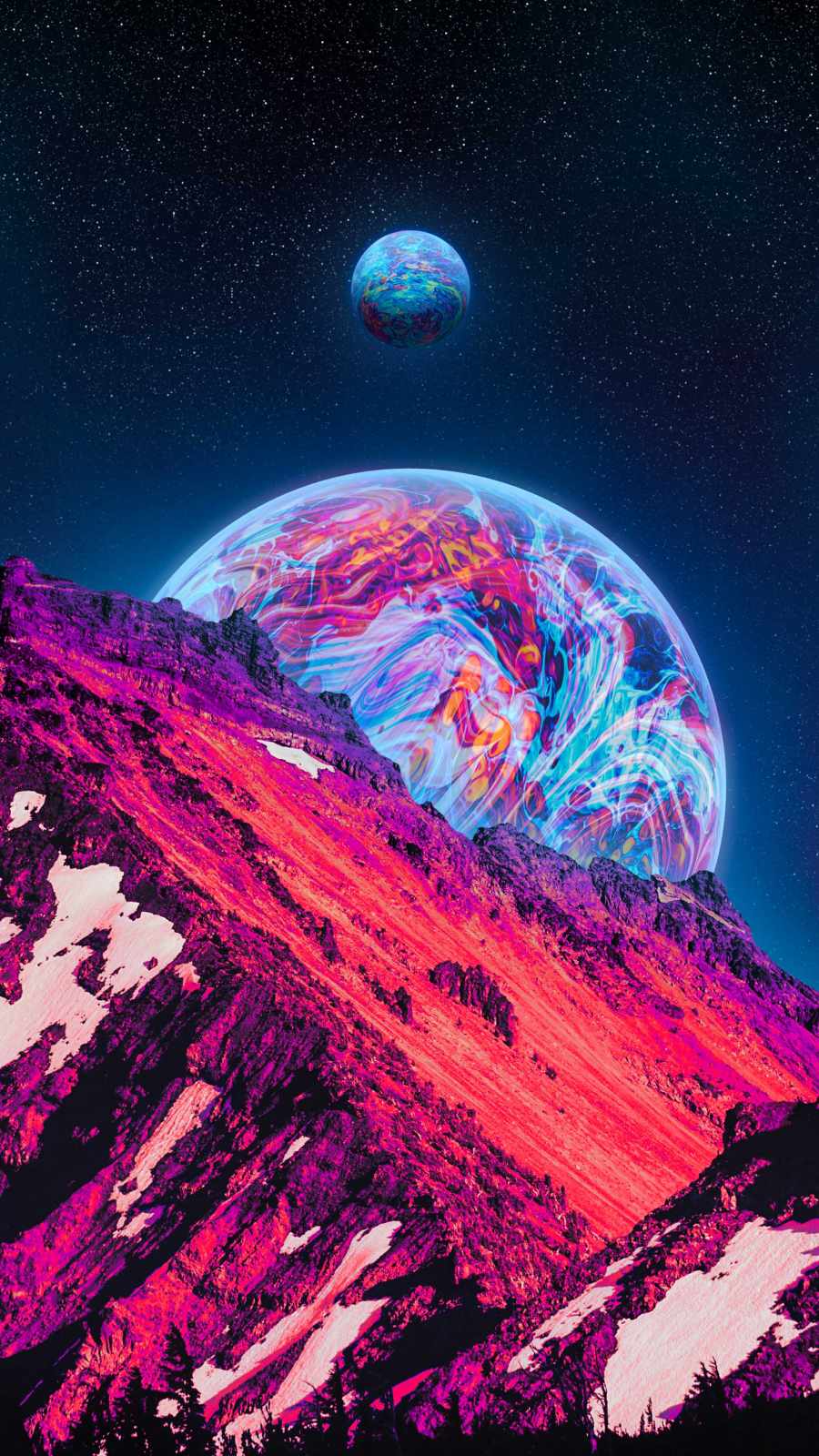 Cosmic Space iPhone Wallpaper HD