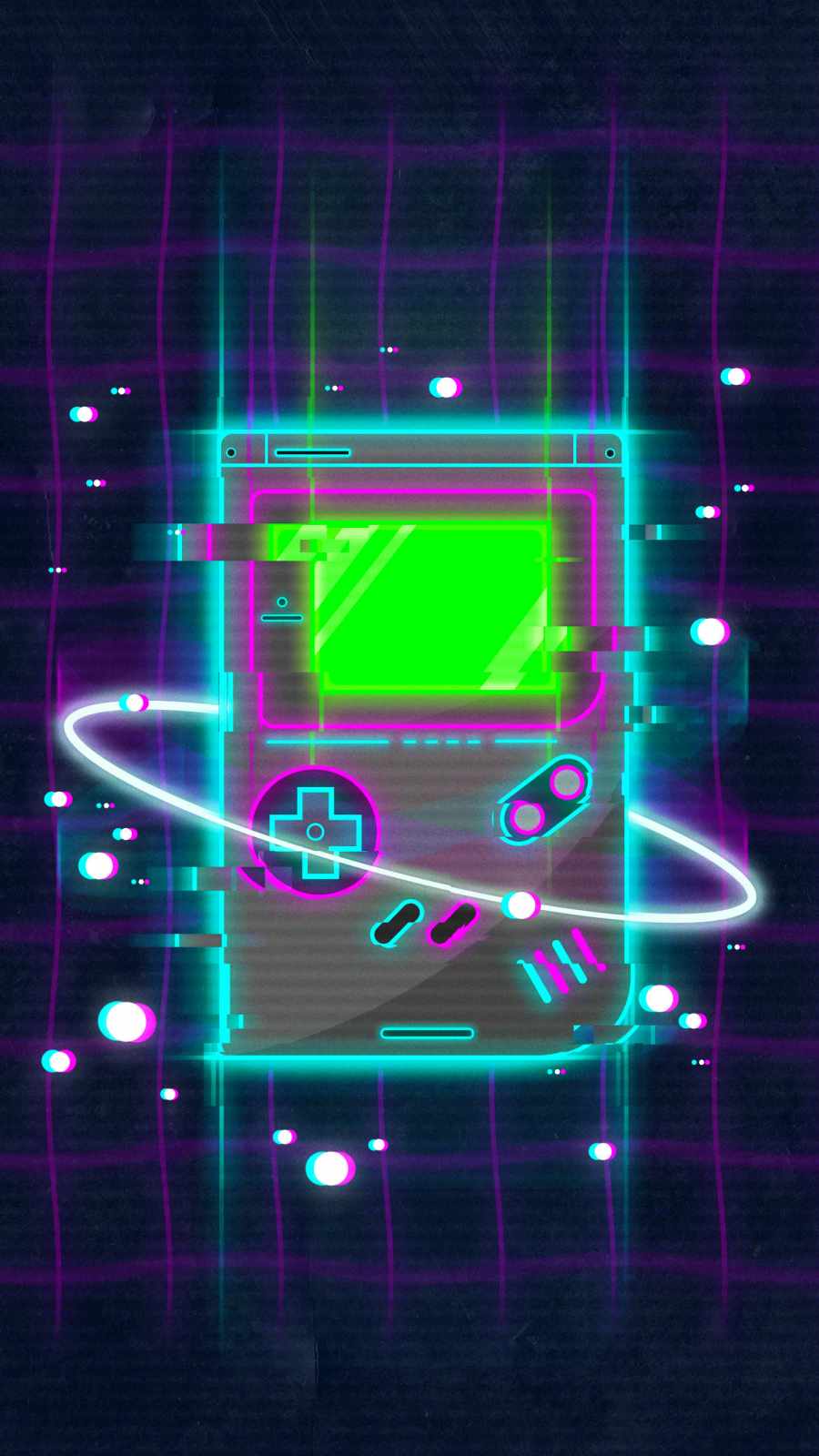 Cyber Gaming iPhone Wallpaper HD