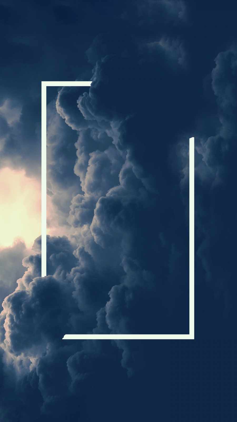 Divine Clouds iPhone Wallpaper HD