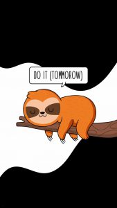 Do it Tomorrow iPhone Wallpaper HD