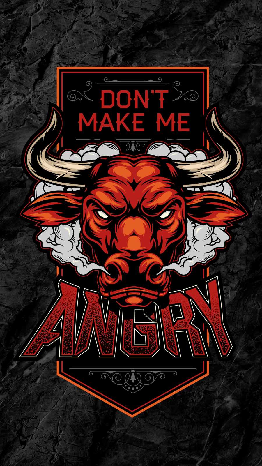Dont Make Me Angry iPhone 14 Wallpaper