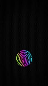 Fingerprint Lock 4K iPhone Wallpaper