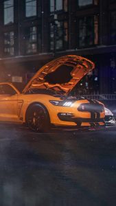 Ford Mustang Horsepower iPhone 13 Wallpaper