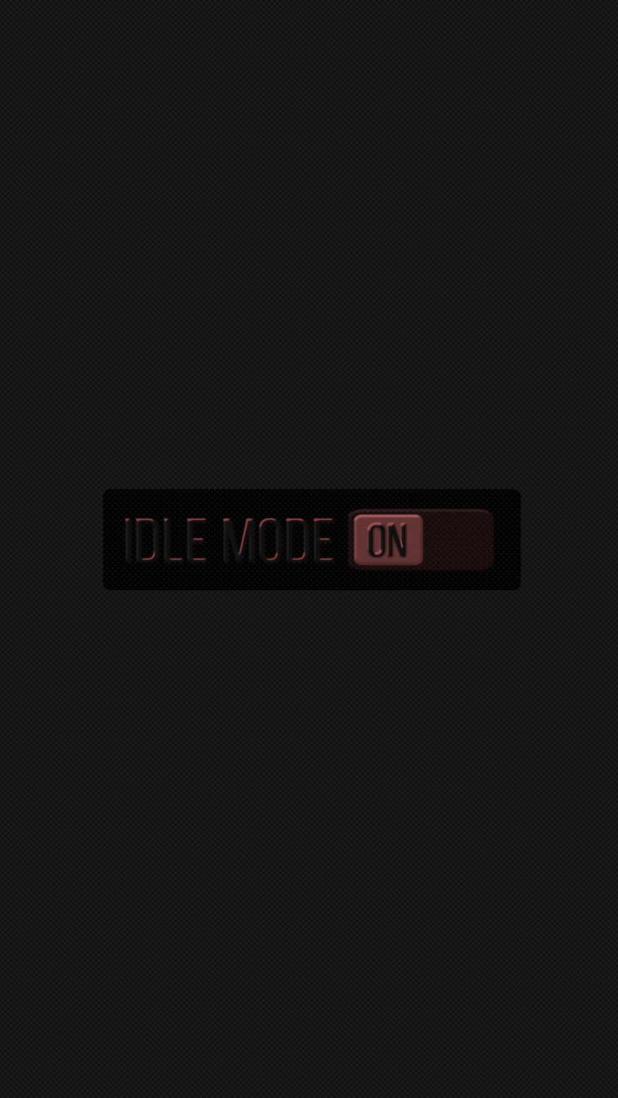 Idle mode ON iPhone Wallpaper HD