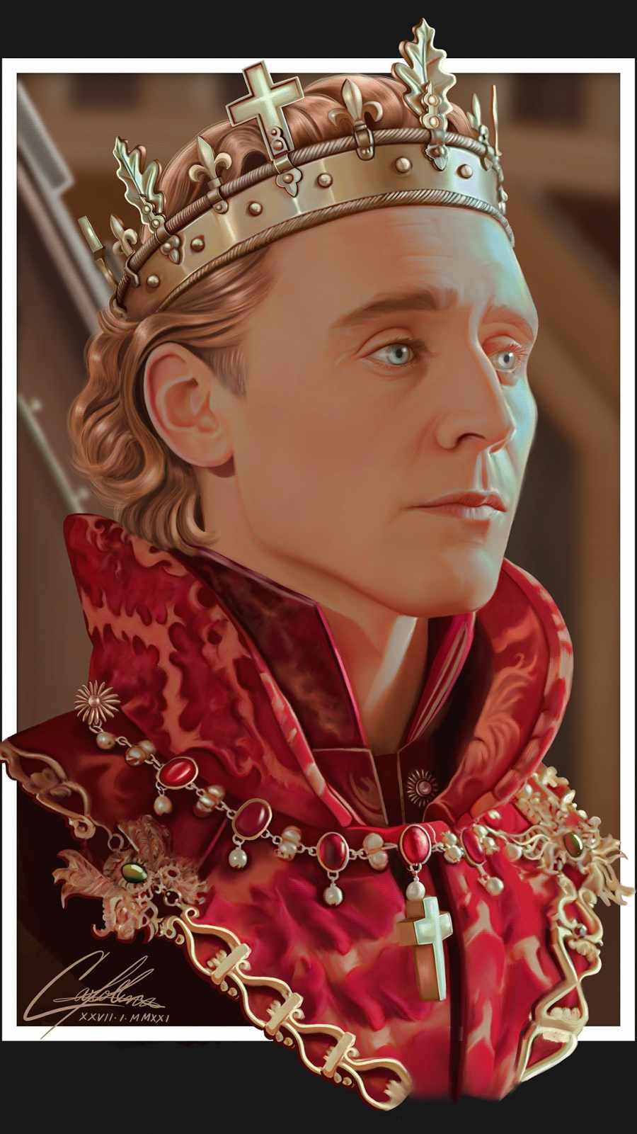 King Loki Tom Hiddleston iPhone Wallpaper HD