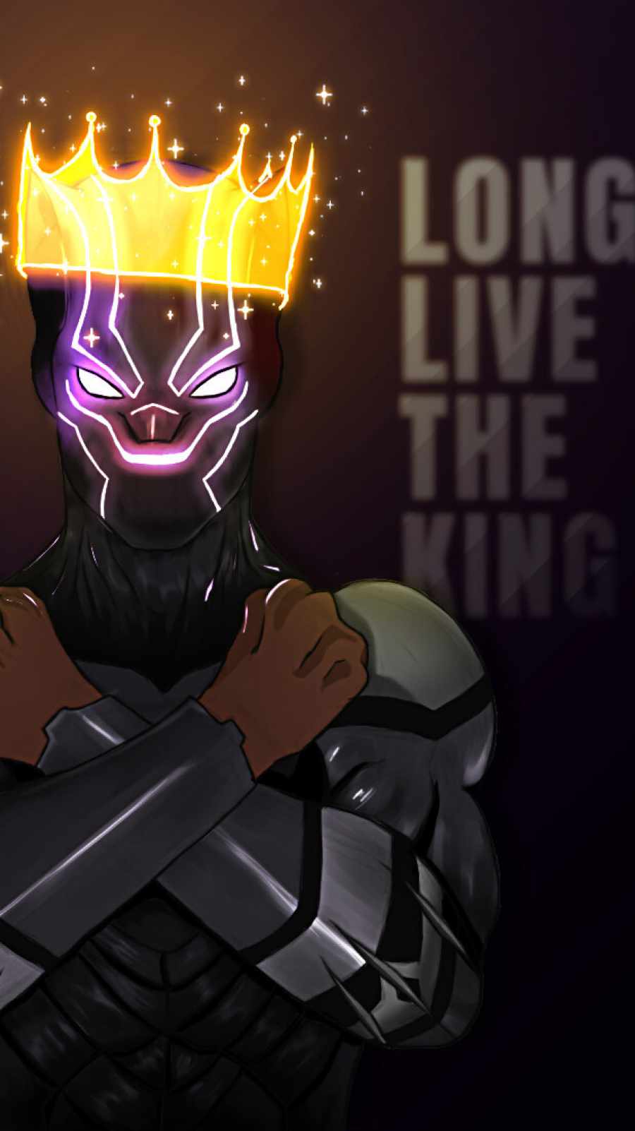 Long Live the King Black Panther iPhone Wallpaper HD