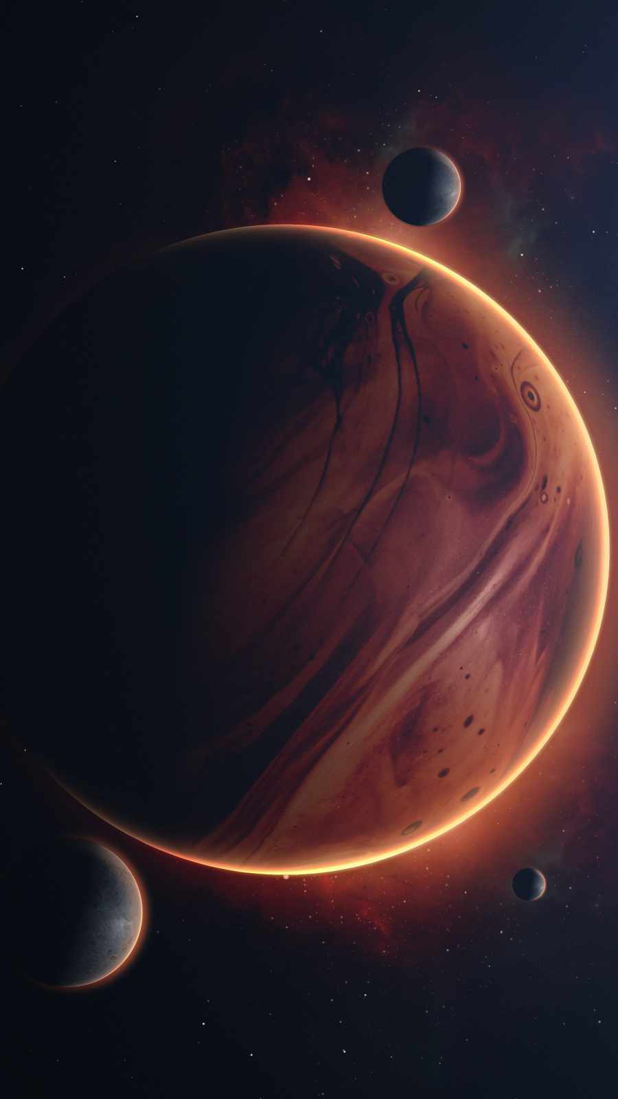 Mars Planet 4K iPhone Wallpaper