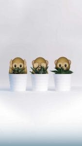 Monkemoji iPhone Wallpaper HD