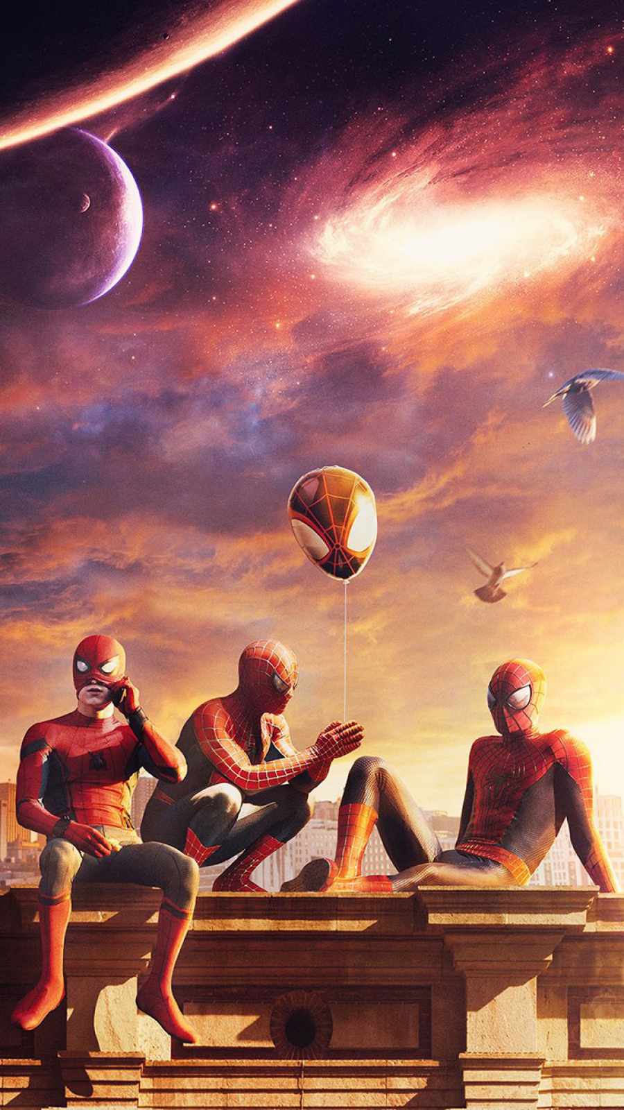Multiversal Spiderman iPhone Wallpaper HD