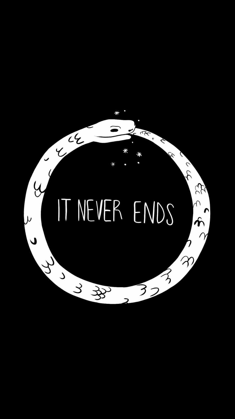 Never End iPhone Wallpaper HD