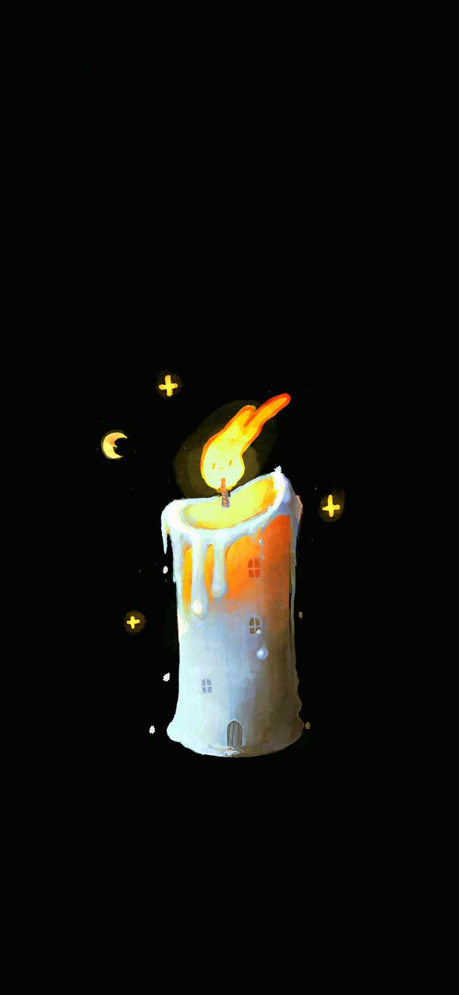 Night Candle HD IPhone Wallpaper - IPhone Wallpapers : iPhone Wallpapers