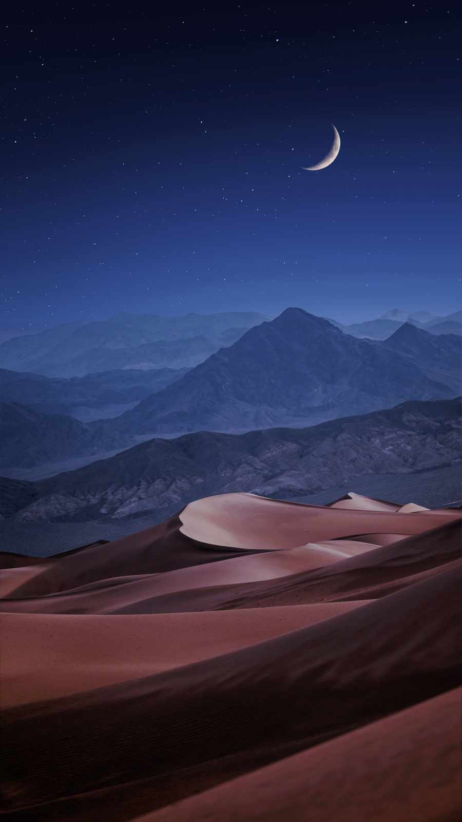 Night Desert iPhone 14 Wallpaper