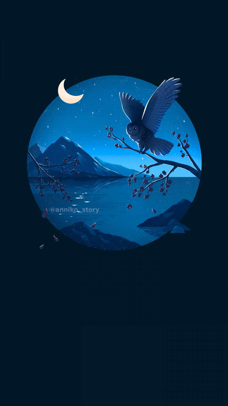 Night Owl HD iPhone Wallpaper