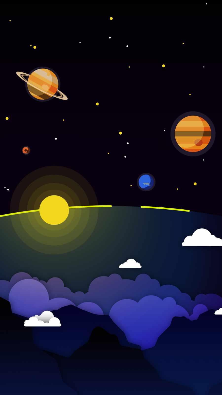 Planetarium iPhone Wallpaper HD
