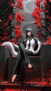 Queen of Dark Worlds 4K iPhone Wallpaper