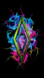 Rhombus Art HD iPhone Wallpaper