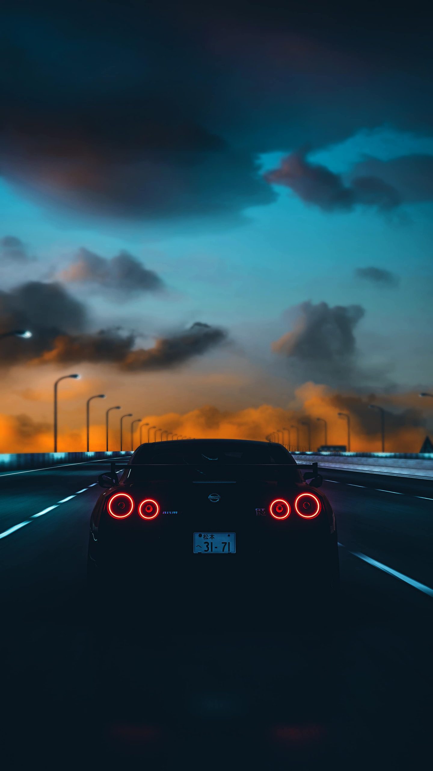 Riding Into The Sunset HD iPhone Wallpaper
