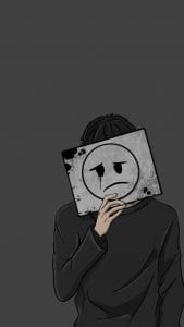 Sad Inside iPhone 14 Wallpaper