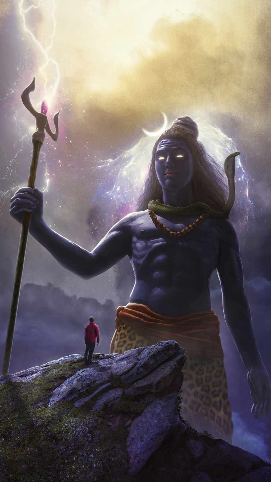 Shiva God iPhone Wallpaper