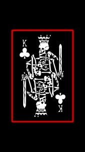 Skulled Card iPhone Wallpaper HD