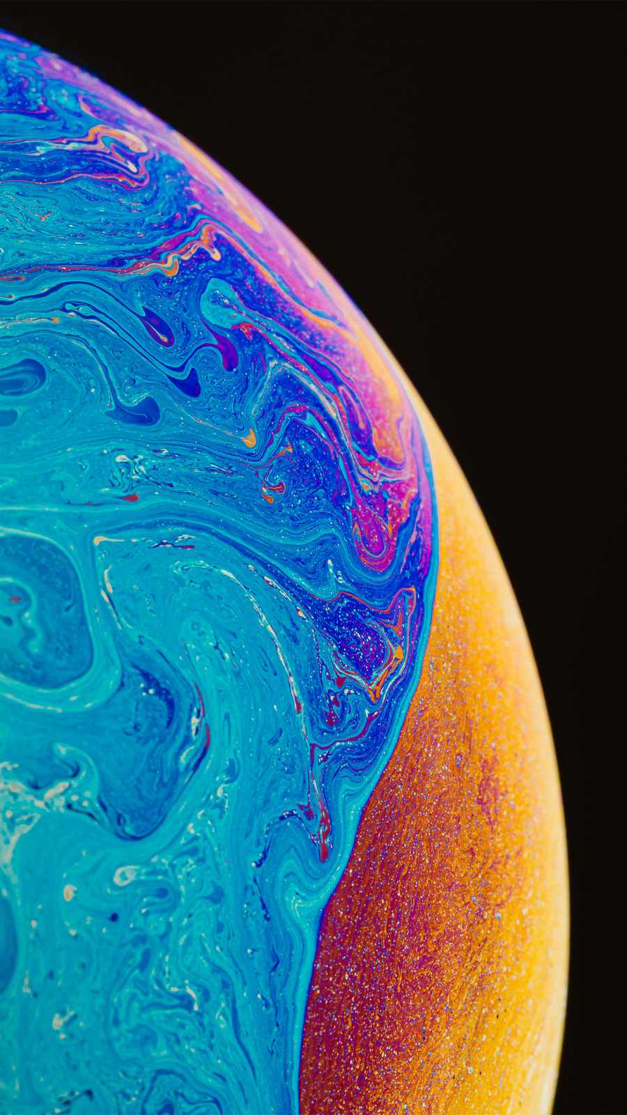 Soap Bubble Planet HD iPhone Wallpaper
