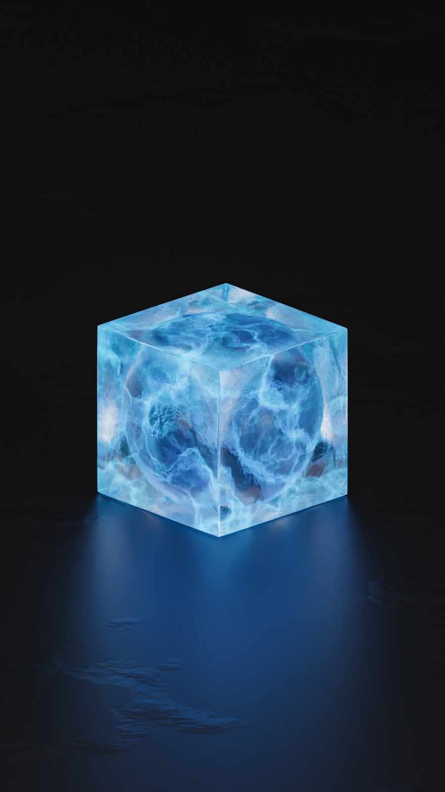 Tesseract Cube iPhone Wallpaper HD