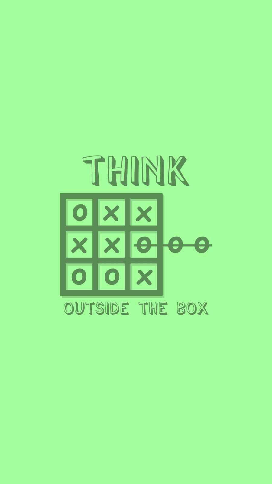 Think Outside the Box iPhone Wallpaper HD