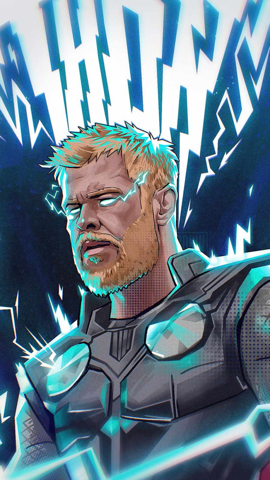 Thor God of Thunder HD iPhone Wallpaper
