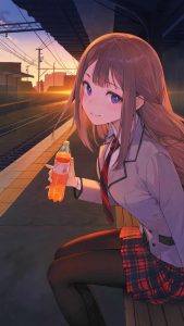 Tokyo Girl HD iPhone Wallpaper