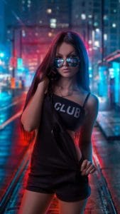 Urban Girl iPhone Wallpaper HD