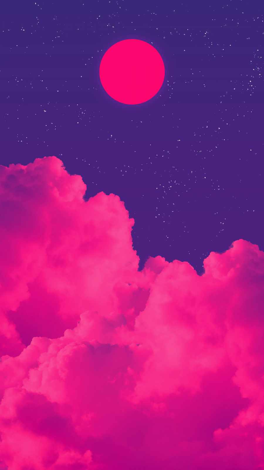 Vapor Cloud Night 4K iPhone Wallpaper