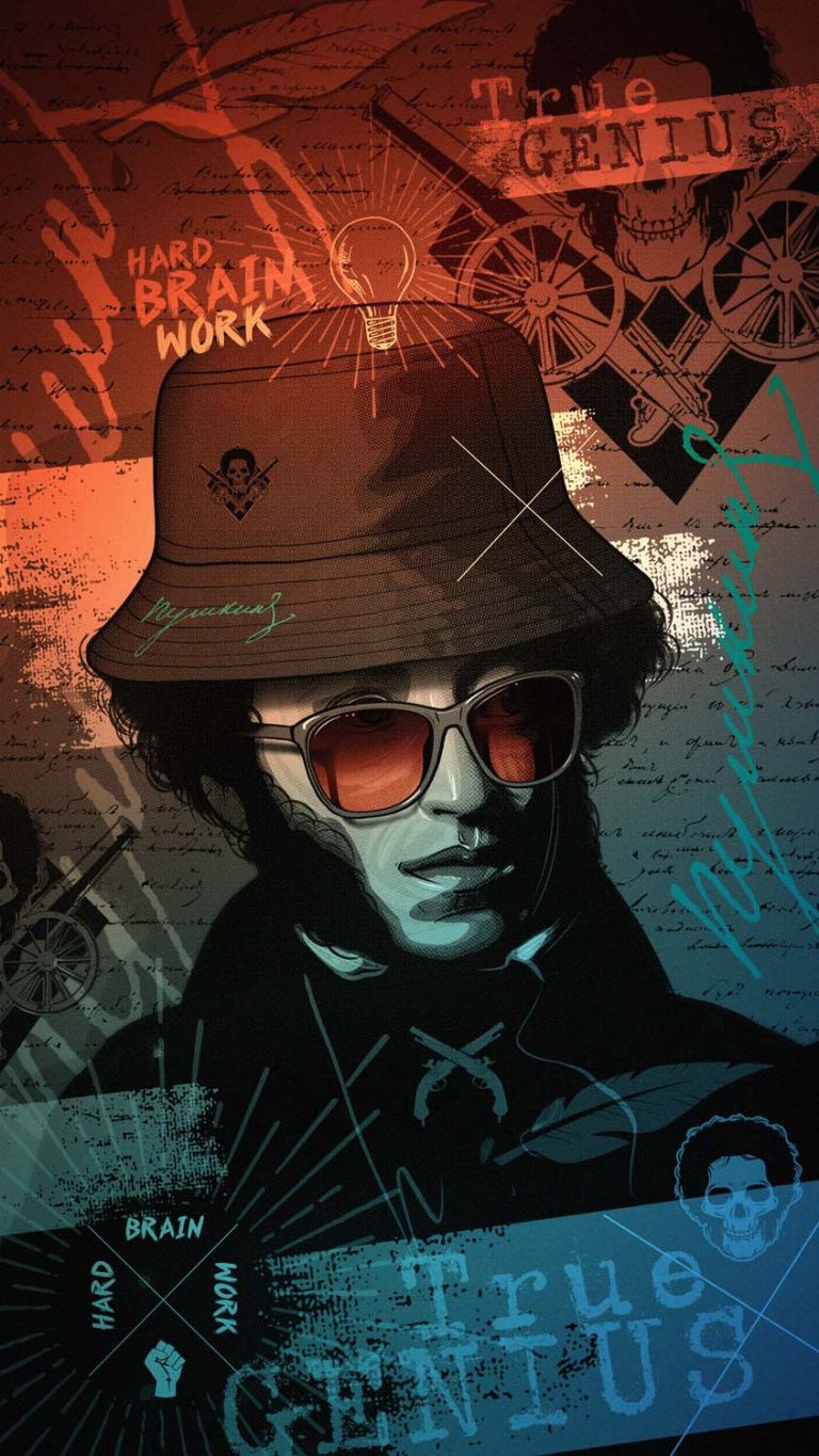 Alexander Pushkin iPhone Wallpaper HD - iPhone Wallpapers