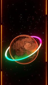 Alien Planet Frame iPhone Wallpaper HD