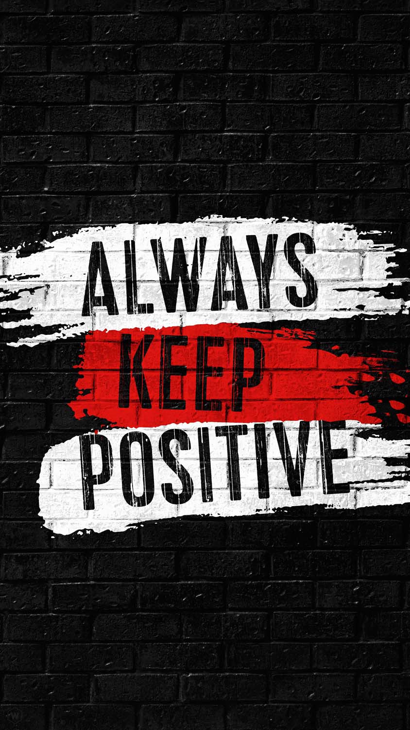 Always Keep Positive iPhone Wallpaper HD