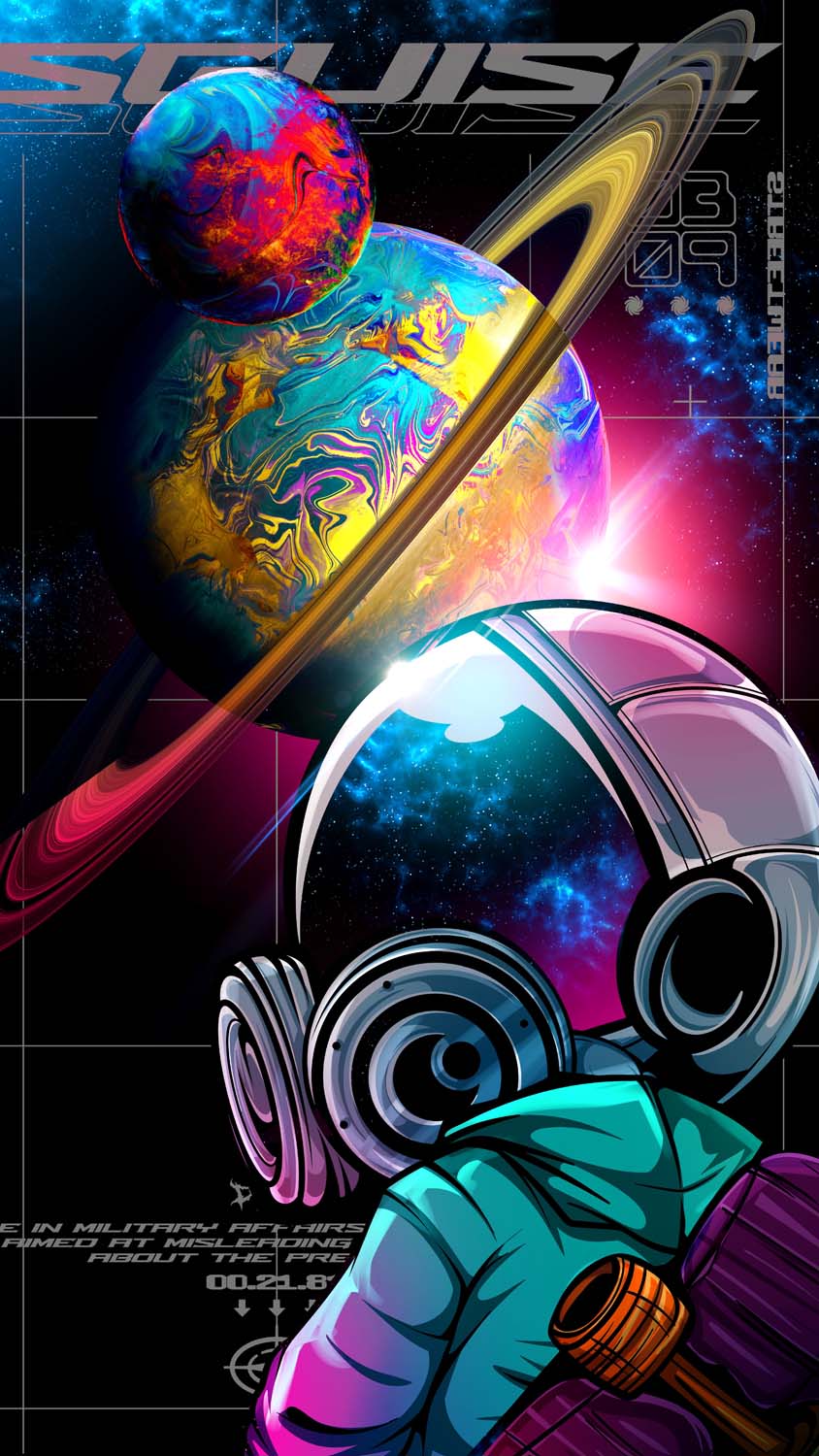 Astro Adventures iPhone Wallpaper HD