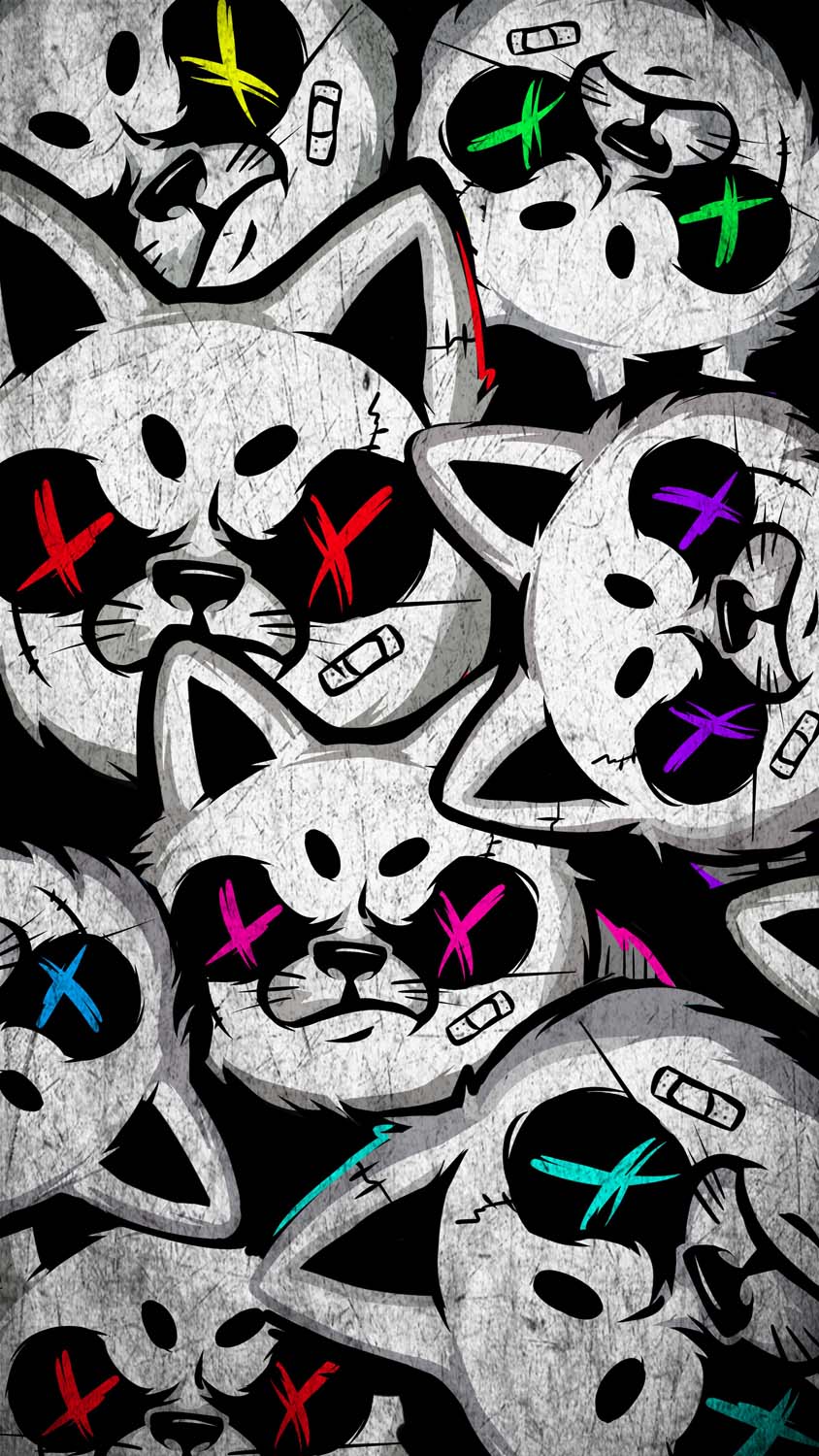 Bad Cats iPhone Wallpaper HD