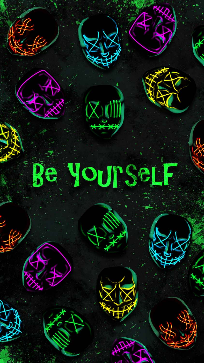 Be Yourself iPhone Wallpaper HD 1