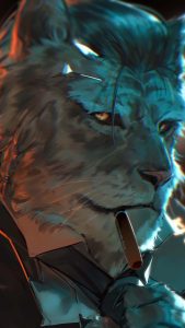 Boss Lion iPhone Wallpaper HD